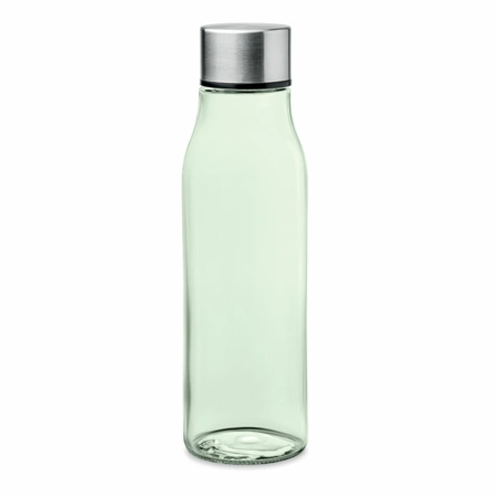 Szklana butelka 500 ml Venice, przeźroczysta zielona