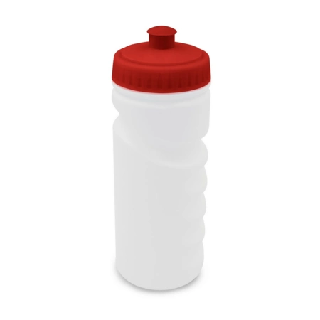 Sportowy bidon 500 ml z logo, czerwony - idealny gadżet reklamowy!