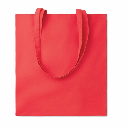 Bawełniana torba na zakupy w czerwonym kolorze