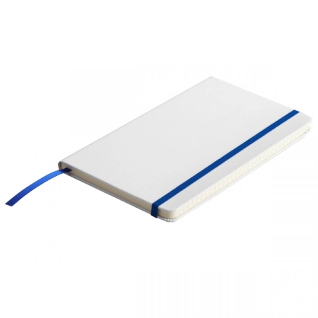 Notatnik Carmona 130x210/80k linia, niebieski/biały 