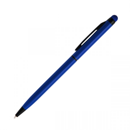 Długopis dotykowy z grawerem, Touch Top, niebieski 