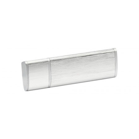 Prosty i elegancki pendrive - srebrno-srebrny