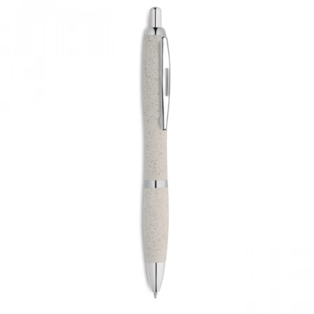 Długopis ekologiczny ze słomy pszennej, beżowy
