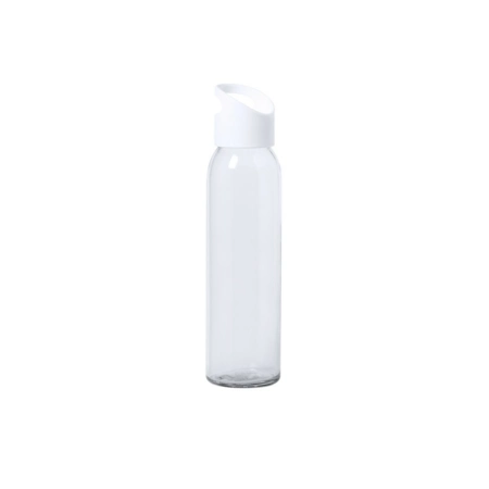 Butelka szklana sportowa 470 ml, przezroczysta