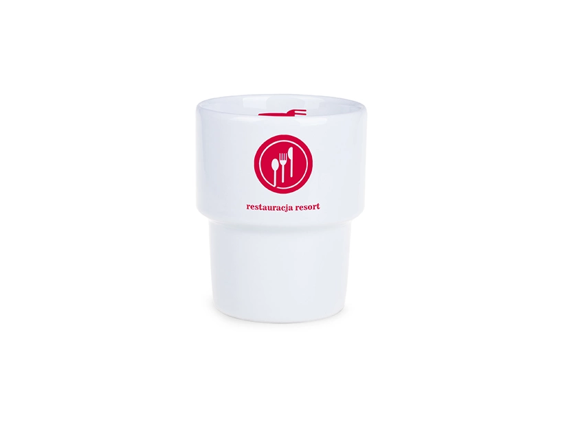 kubek reklamowy Freddo 300ml, biały