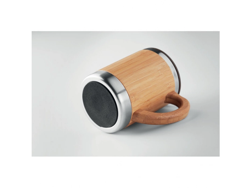 Kubek bambusowy z pokrywką, 300ml Mokka