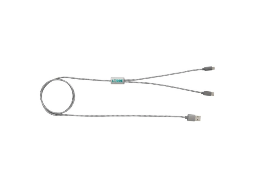 Pleciony Kabel do ładowania 3 w 1