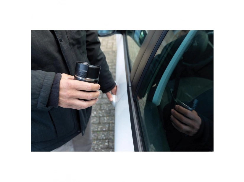 Czarny kubek termiczny 220ml, ceramiczna powłoka Bogota