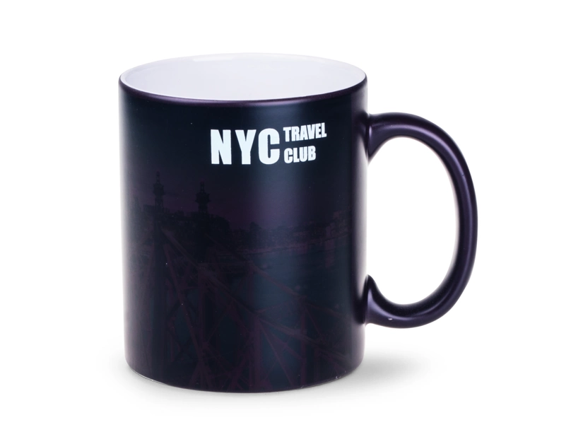 Czarny magiczny kubek 300 ml