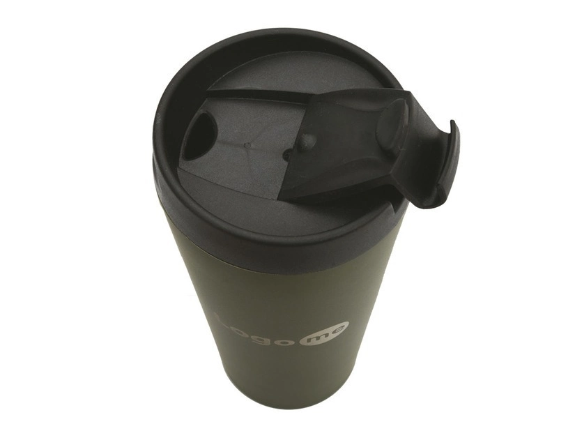 Kubek izotermiczny Inari 450 ml, ciemnozielony 