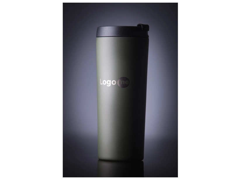 Kubek izotermiczny Inari 450 ml, ciemnozielony 