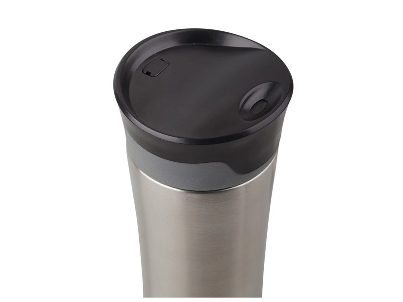 Kubek izotermiczny Telescope 430 ml, czarny/srebrny 