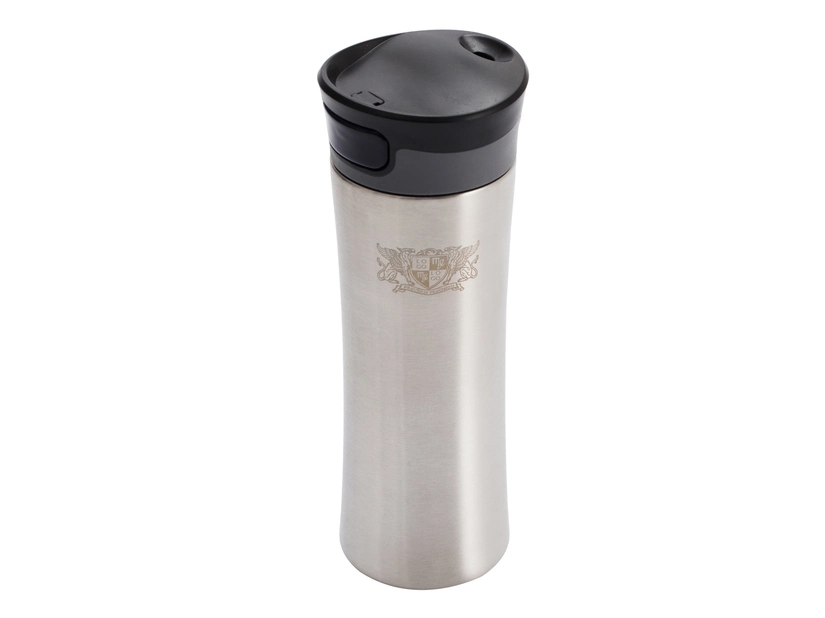 Kubek izotermiczny Telescope 430 ml, czarny/srebrny 