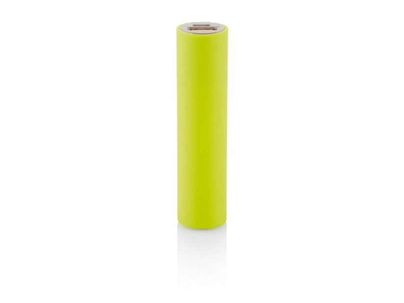 Powerbank limonkowy ABS 2200 mAh z logo dla firm