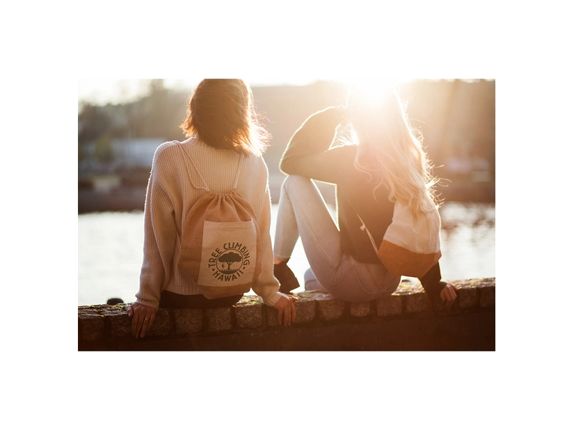 Plecak jutowy Eco-Pure, brązowy