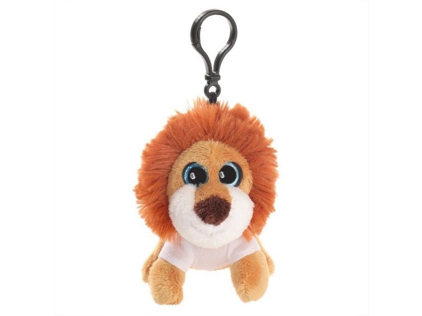 Pluszowy Brelok lew, zawieszka do plecaku lub kluczy