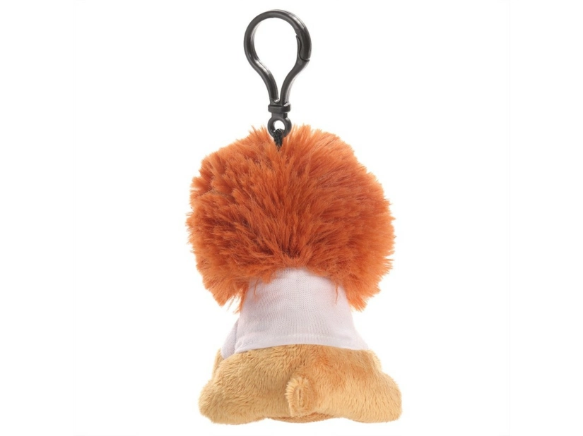 Pluszowy Brelok lew, zawieszka do plecaku lub kluczy