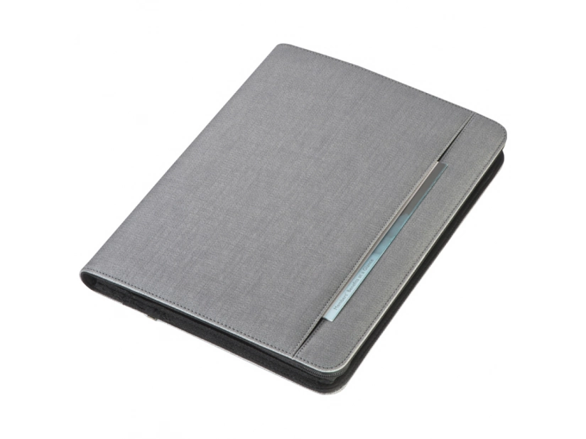 Teczka konferencyjna formatu A4 z power bankiem do ładowania 5000 mAh