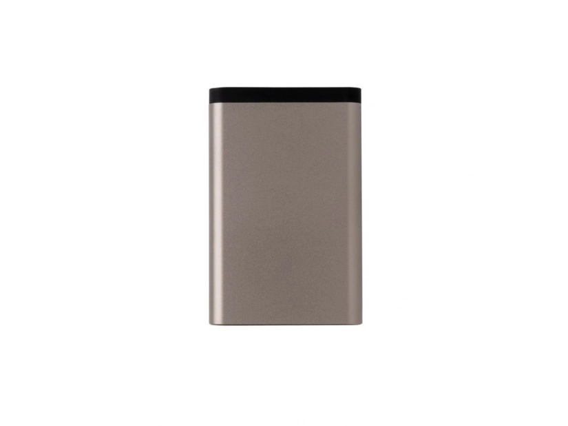 Power bank 10 000 mAh szary aluminium z grawerem logo