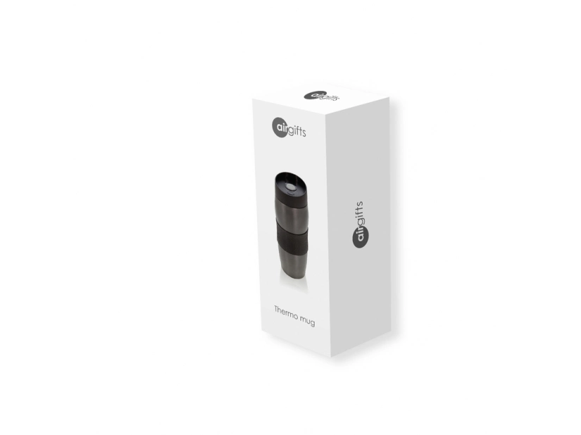 Kubek termiczny 350 ml, klasa termiczna: 3 +leakproof, szary