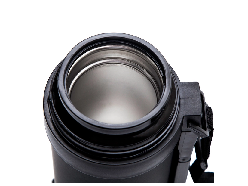 Termos z grawerem, 1200 ml, czarny 