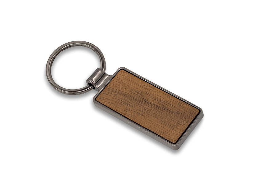 Brelok metalowy Biloxi, brązowy