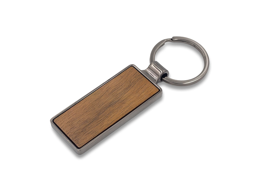 Brelok metalowy Biloxi, brązowy