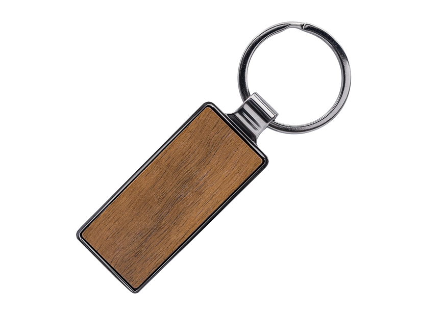 Brelok metalowy Biloxi, brązowy