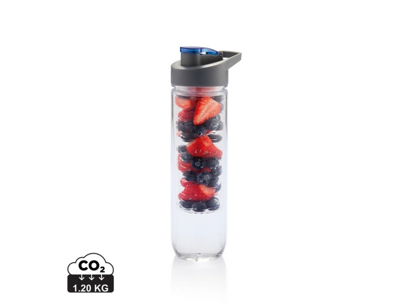 Butelka sportowa z Tritanu 800 ml, niebieski