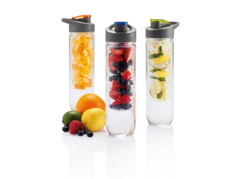 Butelka sportowa z Tritanu 800 ml, niebieski