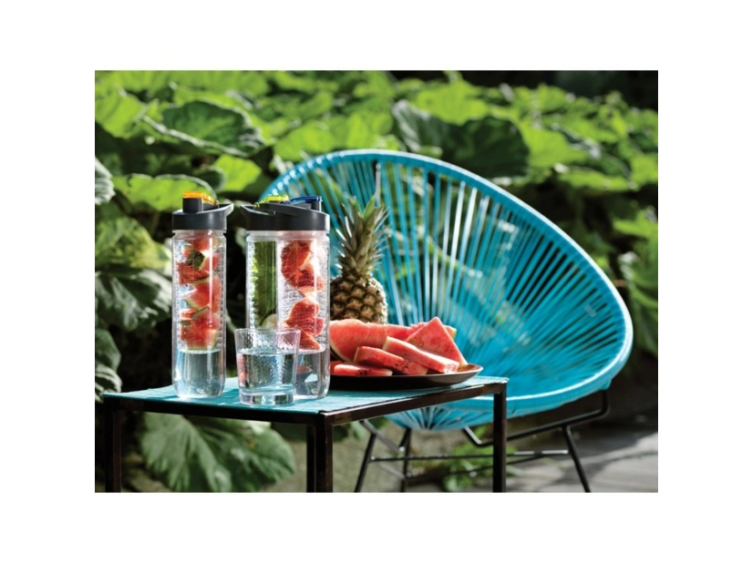 Butelka sportowa z Tritanu 800 ml, niebieski