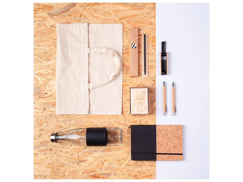 Torba bawełniana 140 g/m2 - krótkie uszy, beżowy