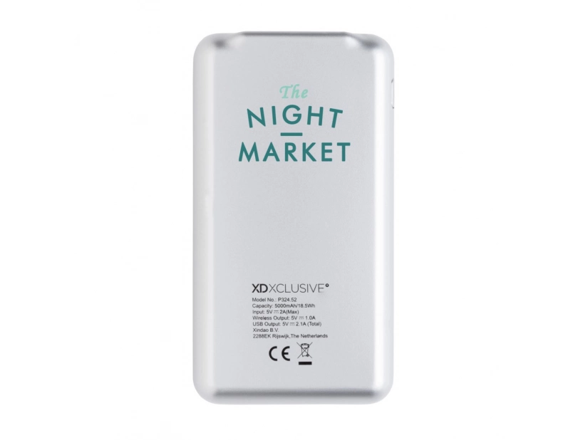 Bezprzewodowy power bank 5000 mAh Vogue