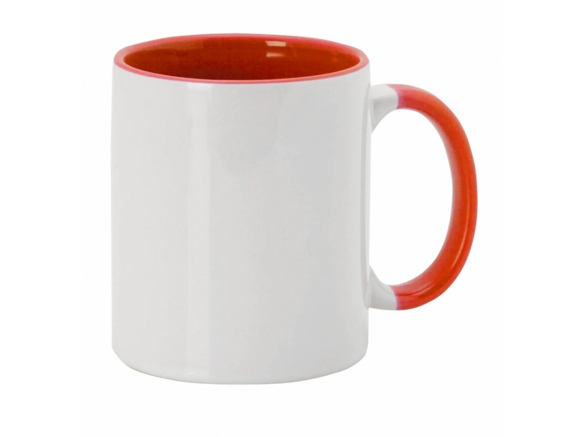 Kubek ceramiczny 350 ml, czerwony