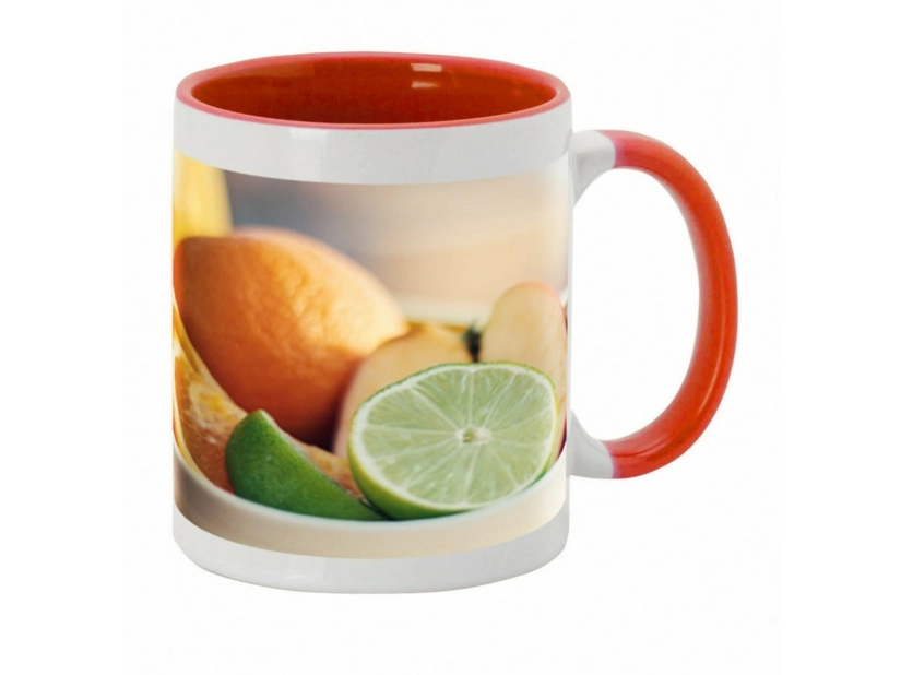 Kubek ceramiczny 350 ml, czerwony
