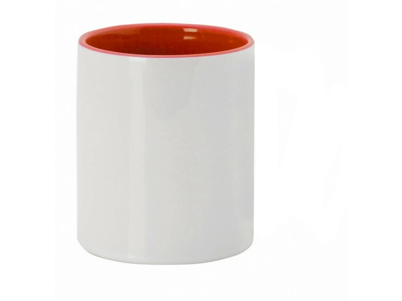 Kubek ceramiczny 350 ml, czerwony