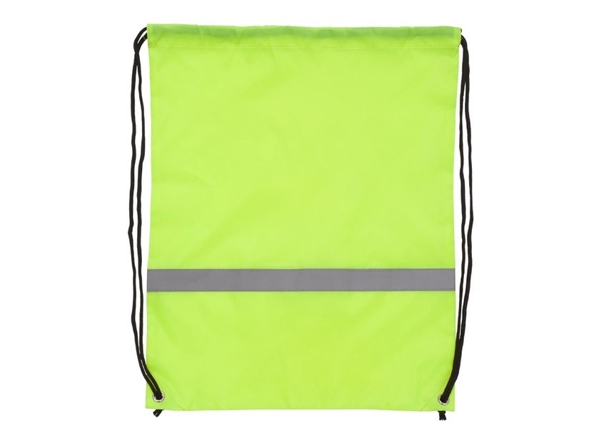 żółty plecak z taśmą odblaskową - 7 litrów