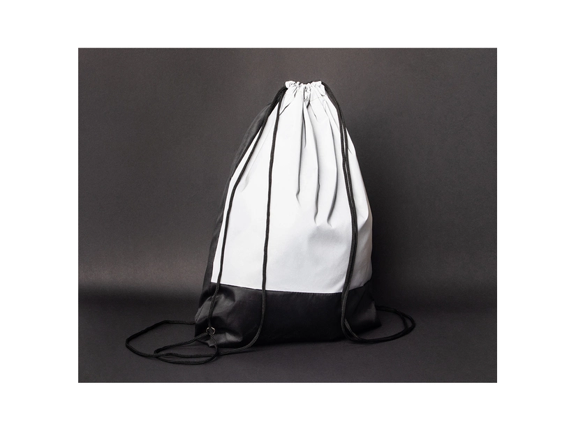 Plecak odblaskowy w srebrnym kolorze