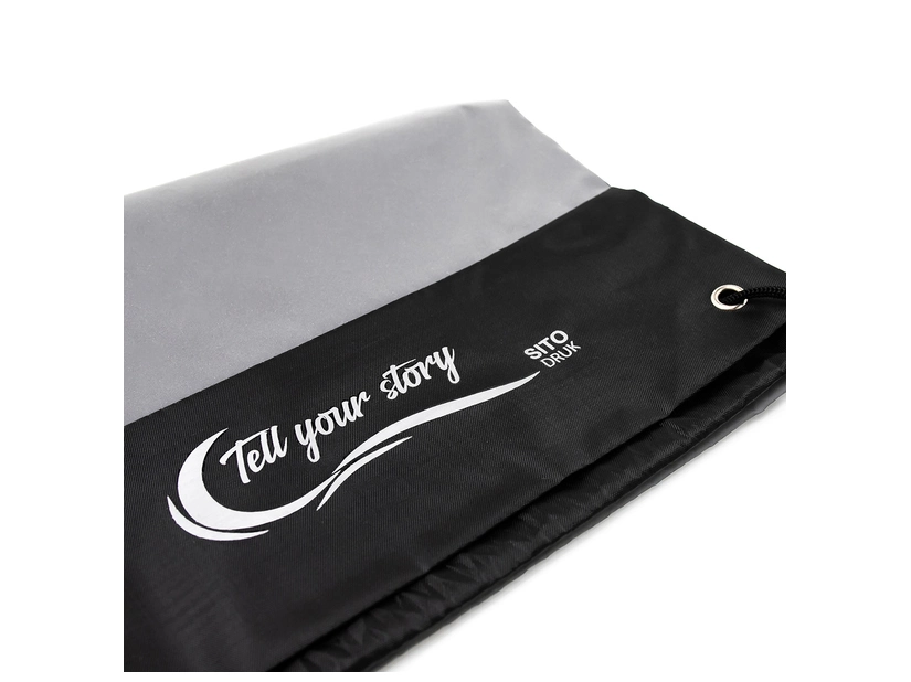 Plecak odblaskowy w srebrnym kolorze