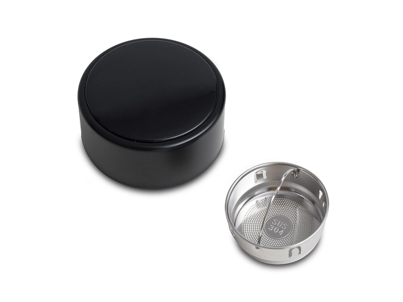 Kubek próżniowy z termometrem Falco 420ml, czarny