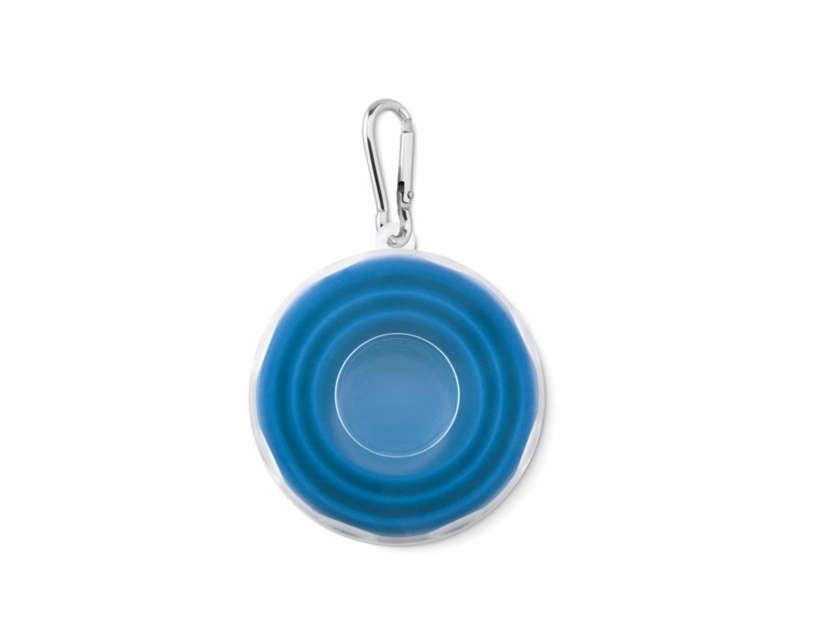 Silikonowy kubek składany Cup pill, granatowy