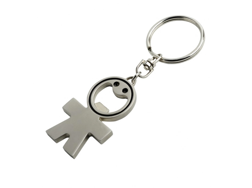 Srebrny brelok otwieracz John The Opener z grawerem