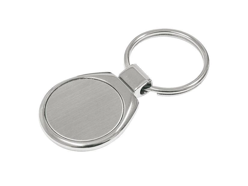 Brelok metalowy Metal Promo, srebrny 