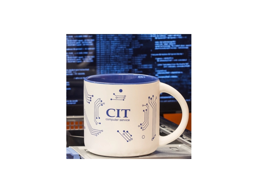 Kubek Modern 350 ml, czerwony