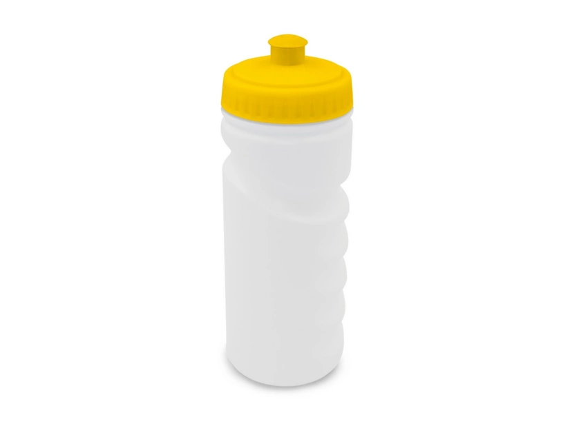 Bidon sportowy z logo 500 ml żółty – gadżet reklamowy