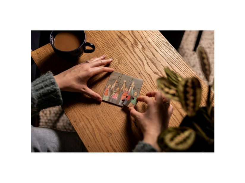 Podkładka pod kubek puzzle z nadrukiem