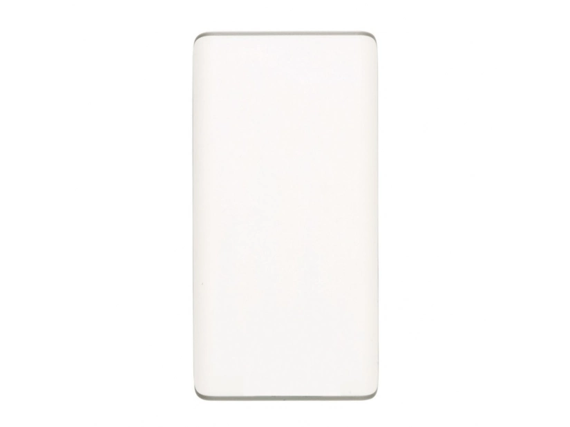 Biały power bank ABS 20000 mAh z logo – gadżet firmowy