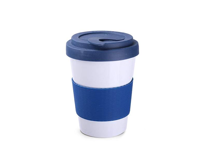 Kubkek porcelanowy z pokrywką 350ml