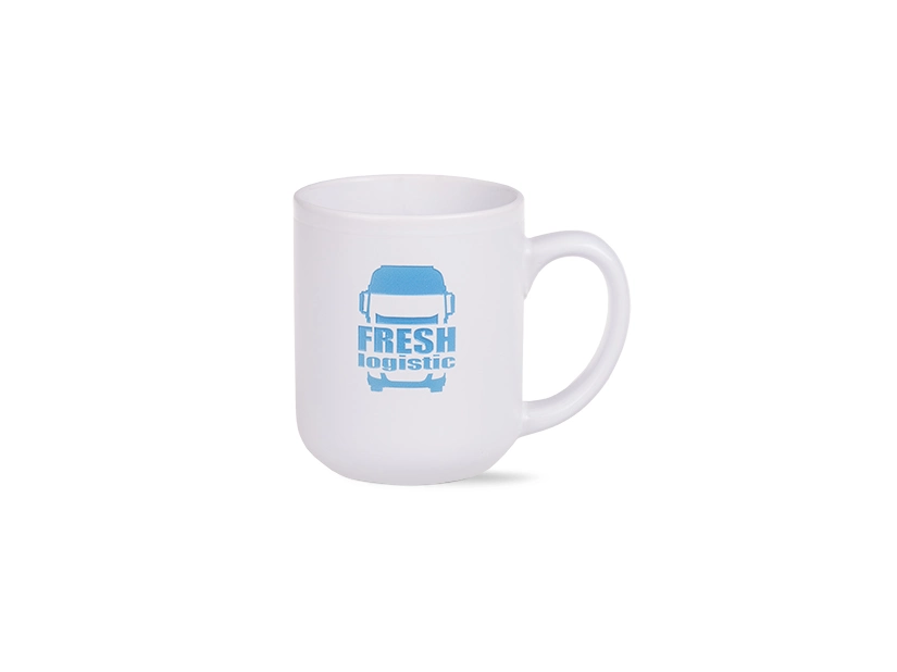 Duży porcelanowy kubek 450 ml, biały