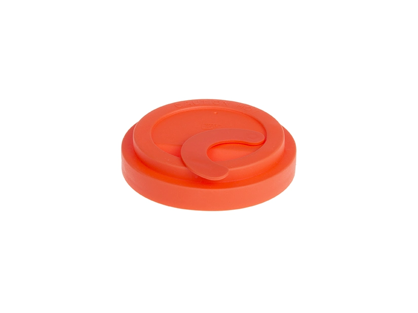 Kubek ceramiczny z pokrywką silikonową 270 ml